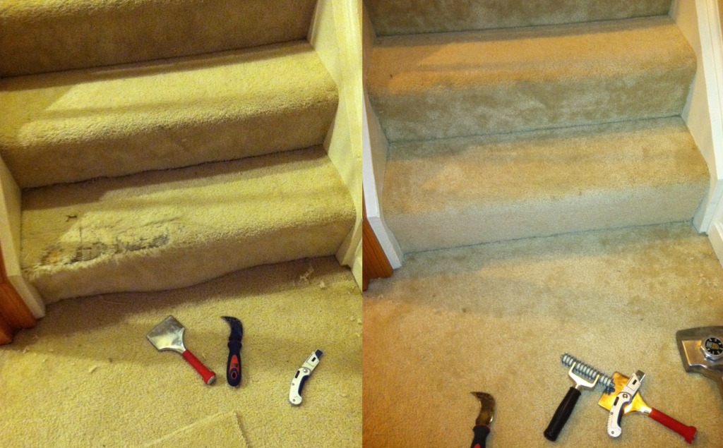 Carpet Repairs and Stretching Mighty Clean Carpet Care